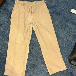 Men's Beige Casual Pants